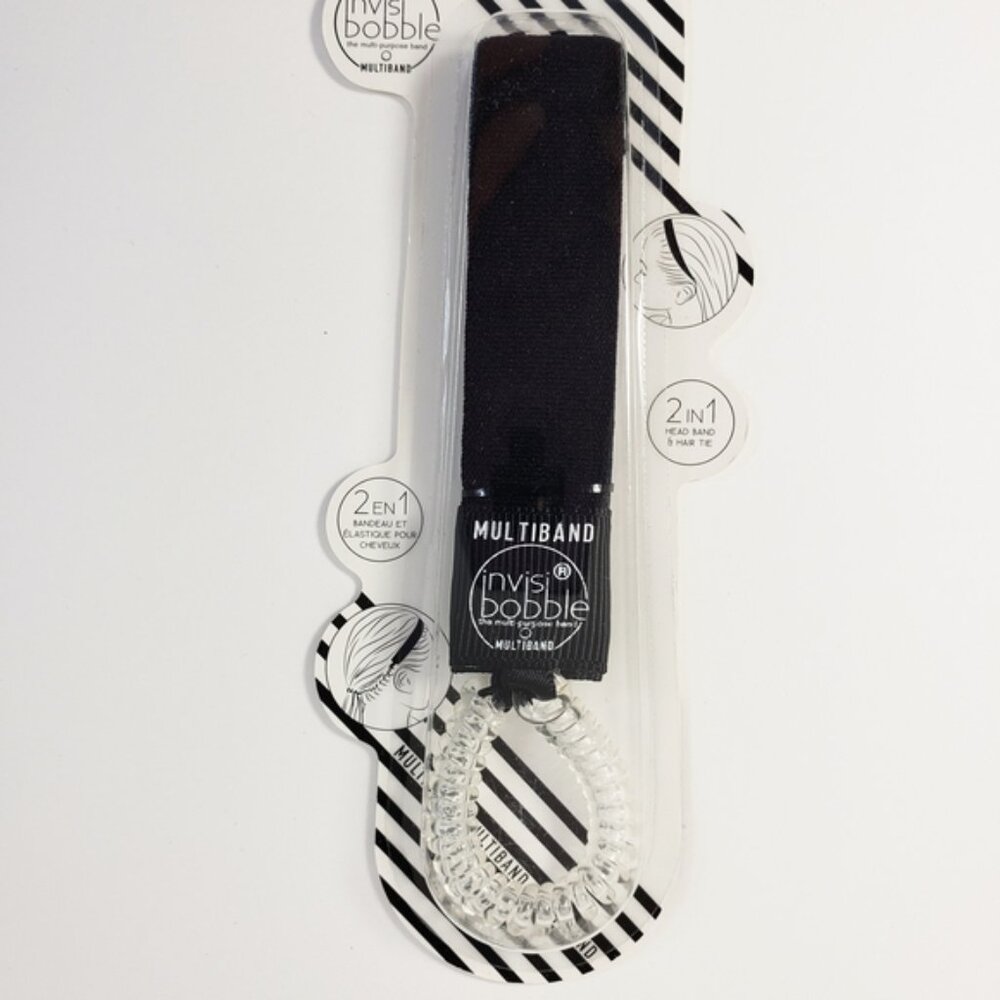 InvisiBobble Black Multiband Hair Accessory